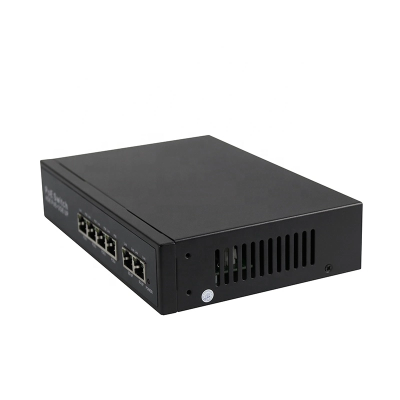 สวิตช์ Poe ซีรี่ส์ 4ep + 2e OEM ODM 100m 4 พอร์ต 10 / 100Mbps Poe 4